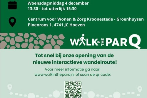 Walk in the parq beweegroute opening